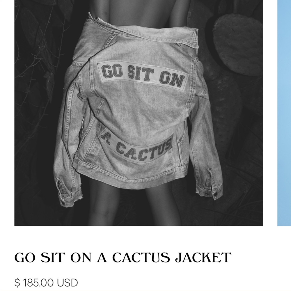 Understated leather denim jacket